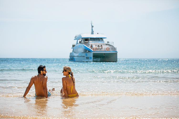 moreton island boat cruise