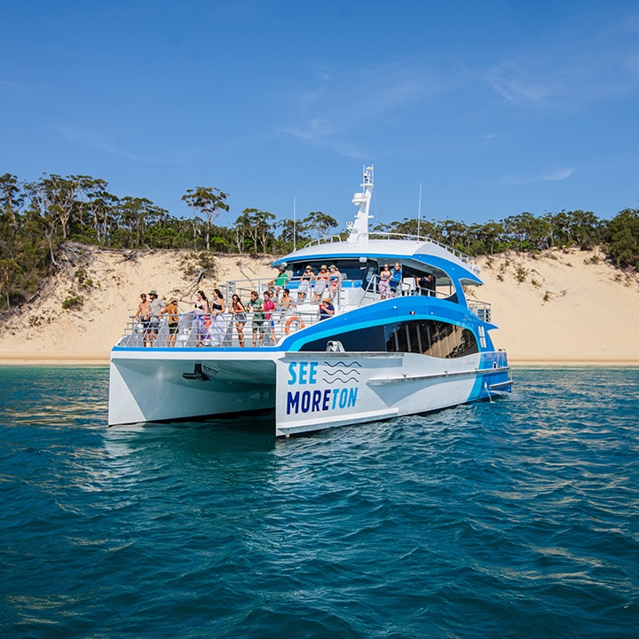 moreton island boat cruise