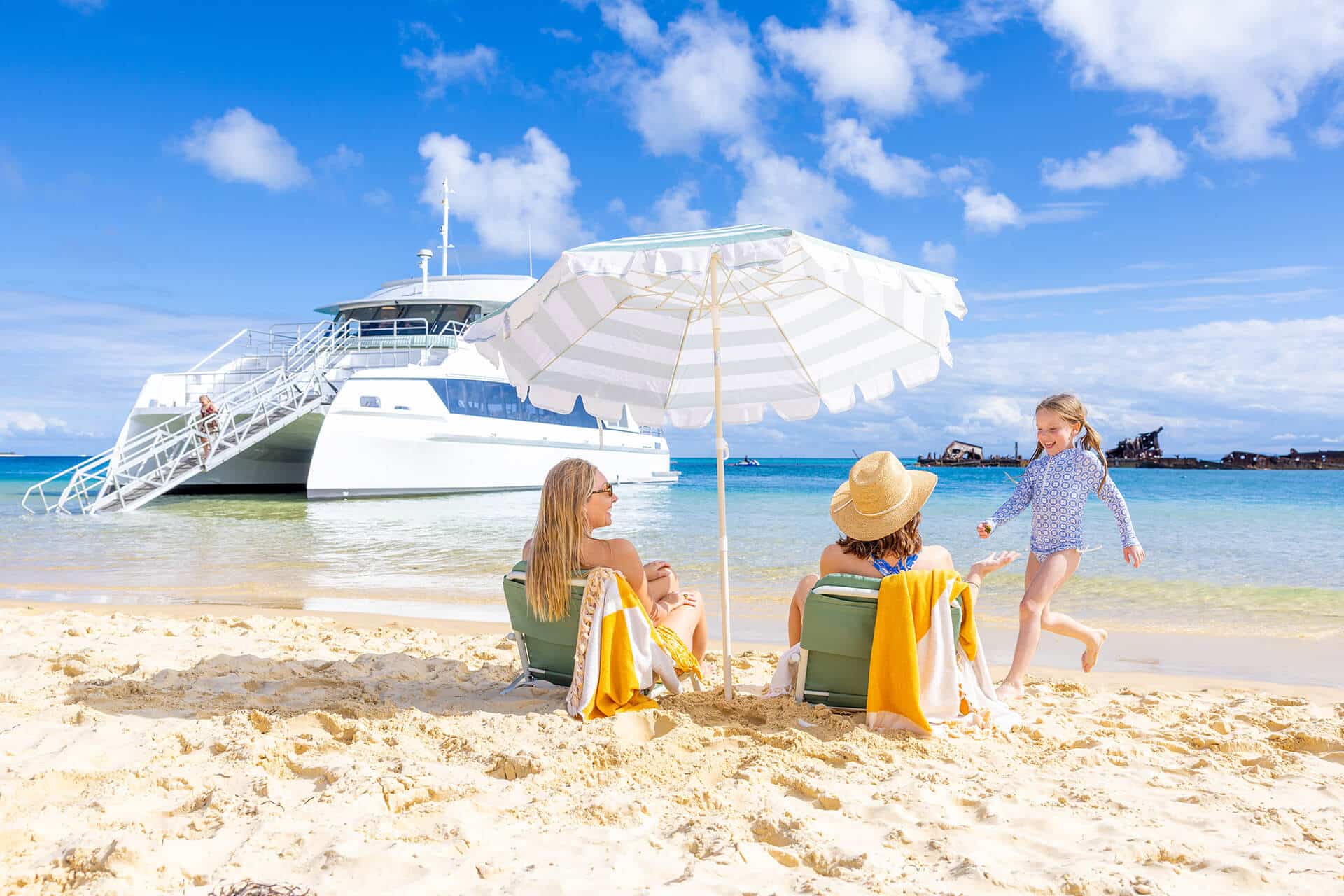 The Tour - Moreton Island & Tangalooma wrecks guided tour 5 Relax on the beach