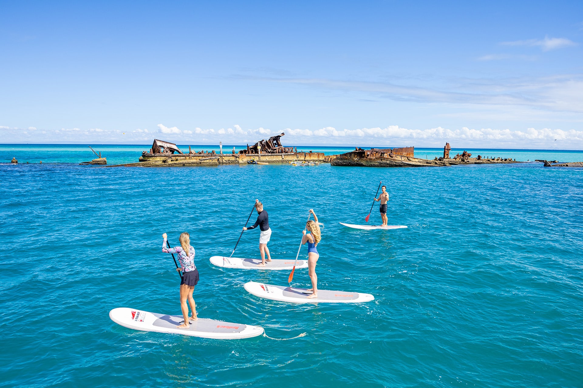 The Tour - Moreton Island & Tangalooma wrecks guided tour 7 Paddle
